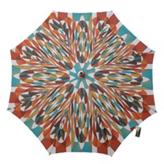 Colorful Geometric Abstract Hook Handle Umbrellas (medium) by linceazul