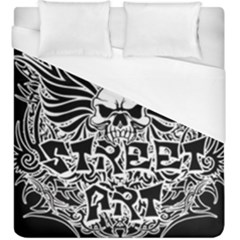 Tattoo Tribal Street Art Duvet Cover (king Size) by Valentinaart