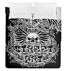 Tattoo Tribal Street Art Duvet Cover Double Side (queen Size) by Valentinaart