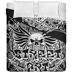 Tattoo Tribal Street Art Duvet Cover Double Side (california King Size) by Valentinaart