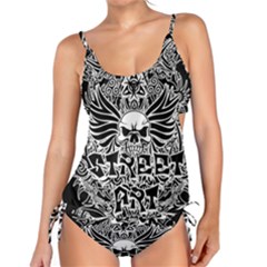 Tattoo Tribal Street Art Tankini Set by Valentinaart