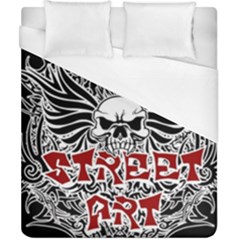 Tattoo Tribal Street Art Duvet Cover (california King Size) by Valentinaart