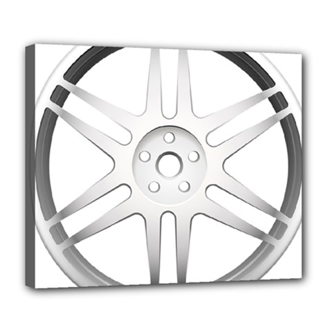 Wheel Skin Cover Deluxe Canvas 24  X 20   by BangZart