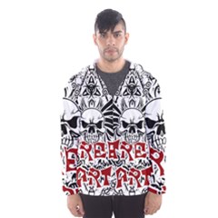 Tattoo Tribal Street Art Hooded Wind Breaker (men) by Valentinaart