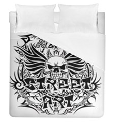 Tattoo Tribal Street Art Duvet Cover (queen Size) by Valentinaart