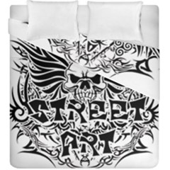 Tattoo Tribal Street Art Duvet Cover Double Side (king Size) by Valentinaart