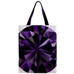 Amethyst Zipper Classic Tote Bag