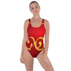 Easter Decorative Red Egg Bring Sexy Back Swimsuit