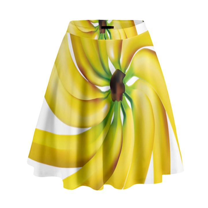 Bananas Decoration High Waist Skirt