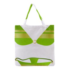 Green Swimsuit Grocery Tote Bag by BangZart