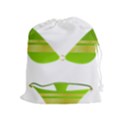 Green Swimsuit Drawstring Pouches (Extra Large) View1