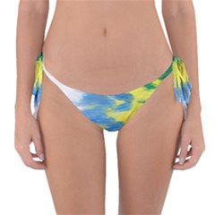 Brazil Colors Pattern Reversible Bikini Bottom by paulaoliveiradesign