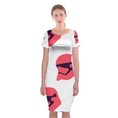 Stormtroper Pattern  Classic Short Sleeve Midi Dress