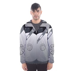 Computer Hard Disk Drive Hdd Hooded Wind Breaker (men) by BangZart