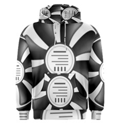 12v Computer Fan Men s Pullover Hoodie by BangZart