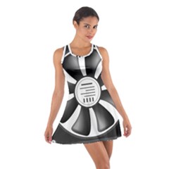 12v Computer Fan Cotton Racerback Dress by BangZart