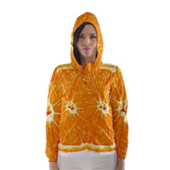 Orange Slice Hooded Wind Breaker (women)