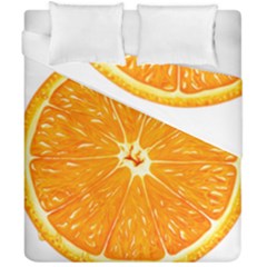 Orange Slice Duvet Cover Double Side (california King Size)