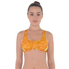 Orange Slice Got No Strings Sports Bra