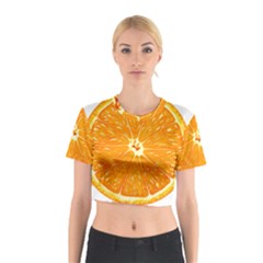 Orange Slice Cotton Crop Top