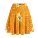 Orange Slice High Waist Skirt View1