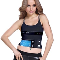 Standard Computer Case Front Spaghetti Strap Bra Top