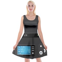 Standard Computer Case Front Reversible Velvet Sleeveless Dress by BangZart