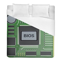 Computer Bios Board Duvet Cover (full/ Double Size)