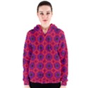 Retro Abstract Boho Unique Women s Zipper Hoodie View1