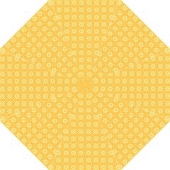 Yellow Pattern Background Texture Folding Umbrellas by BangZart