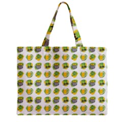 St Patrick S Day Background Symbols Zipper Mini Tote Bag by BangZart