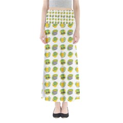 St Patrick S Day Background Symbols Full Length Maxi Skirt