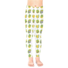 St Patrick S Day Background Symbols Kids  Legging