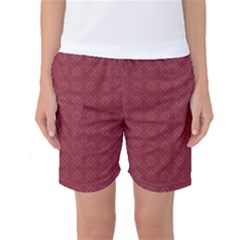 Purple Pattern Background Texture Women s Basketball Shorts