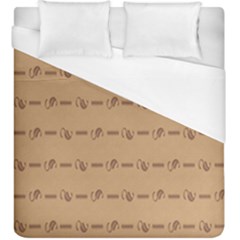 Brown Pattern Background Texture Duvet Cover (king Size)