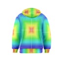 Square Rainbow Pattern Box Kids  Pullover Hoodie View2