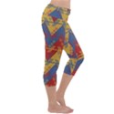 Aztec South American Pattern Zig Capri Yoga Leggings View3