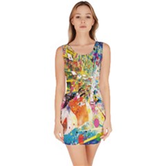 Multicolor Anime Colors Colorful Bodycon Dress