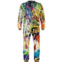 Multicolor Anime Colors Colorful OnePiece Jumpsuit (Men)  View2