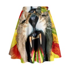 Reggae Lion High Waist Skirt