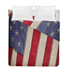 Usa Flag Duvet Cover Double Side (full/ Double Size) by BangZart