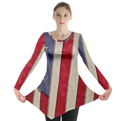 Usa Flag Long Sleeve Tunic 