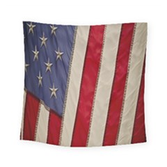 Usa Flag Square Tapestry (small) by BangZart