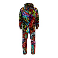 Vector Art Pattern Hooded Jumpsuit (kids) by BangZart