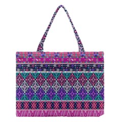 Tribal Seamless Aztec Pattern Medium Tote Bag by BangZart