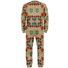 Traditional Scandinavian Pattern Onepiece Jumpsuit (men) 