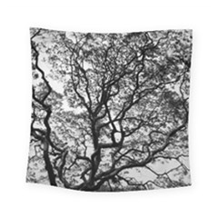 Tree Fractal Square Tapestry (small) by BangZart