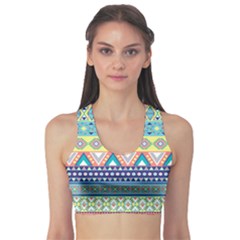 Tribal Print Sports Bra