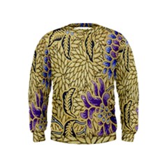 Traditional Art Batik Pattern Kids  Sweatshirt