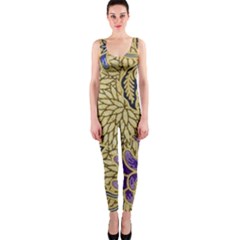 Traditional Art Batik Pattern Onepiece Catsuit